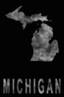 Michigan haritası duman, hava kirliliği, ekoloji