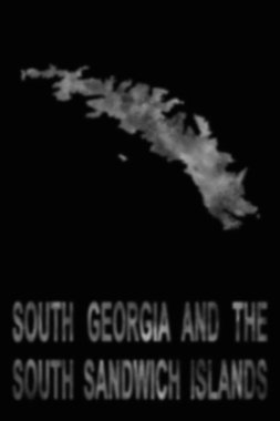 Güney Gürcistan ve Güney Sandviç Adalarının haritası duman, hava kirliliği, ekoloji