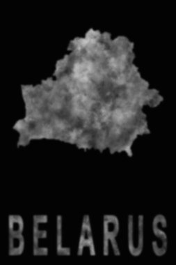 Beyaz Rusya 'nın duman, hava kirliliği ve ekolojiden oluşan haritası