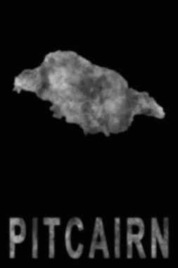 Pitcairn haritası duman, hava kirliliği, ekoloji
