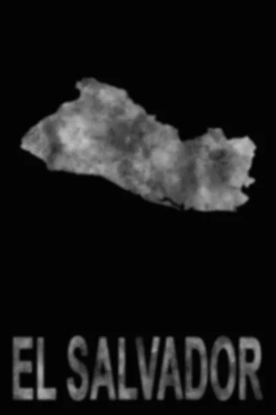 Mapa Salwadoru Dymu Zanieczyszczenia Powietrza Ekologia — Zdjęcie stockowe