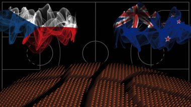 Çek Cumhuriyeti Yeni Zelanda 'ya Karşı Basketbol, Duman Bayrağı, Spor Oyunu