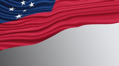 Samoa Dalgalı Bayrak, Ulusal Bayrak Kırpma Yolu