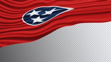 Tennessee eyaleti Dalgalı Bayrak kırpma yolu, Tennessee bayrağı arkaplanı