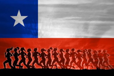 Şili kadınları hak, kadın konsepti, bağımsızlık, eşitlik, kadın gücü kavramı için mücadele ediyor