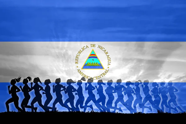 Nicaragua Kvinnor Kämpar För Rättigheter Begreppet Kvinnor Självständighet Jämställdhet Kvinnors — Stockfoto