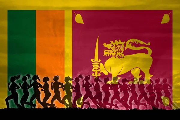 Sri Lankas Frauen Kämpfen Für Rechte Frauenkonzept Unabhängigkeit Gleichberechtigung Frauenkraftkonzept — Stockfoto