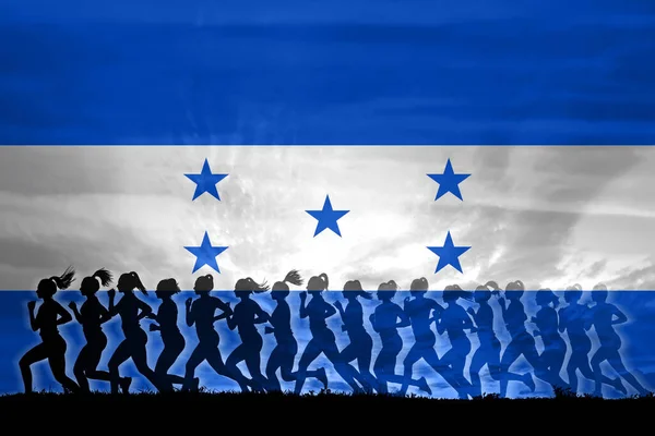 Honduras Kvinnor Kämpar För Rättigheter Begreppet Kvinnor Självständighet Jämställdhet Kvinnors — Stockfoto