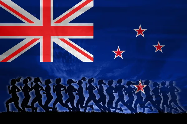 Nueva Zelanda Las Mujeres Luchan Por Los Derechos Concepto Mujer —  Fotos de Stock