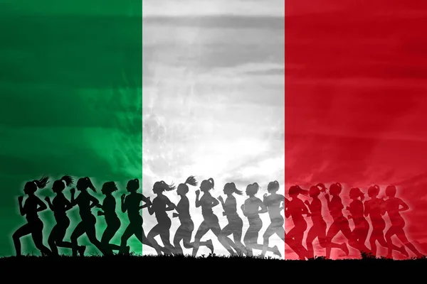 Italy Women Struggle Rights Concept Women Independence Equality Women Strength — Stock Photo, Image