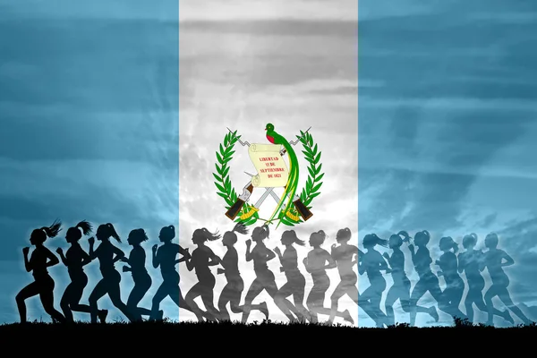 Гватемала Жінки Борються Права Концепцію Жінок Незалежність Рівність Жіночу Силу — стокове фото