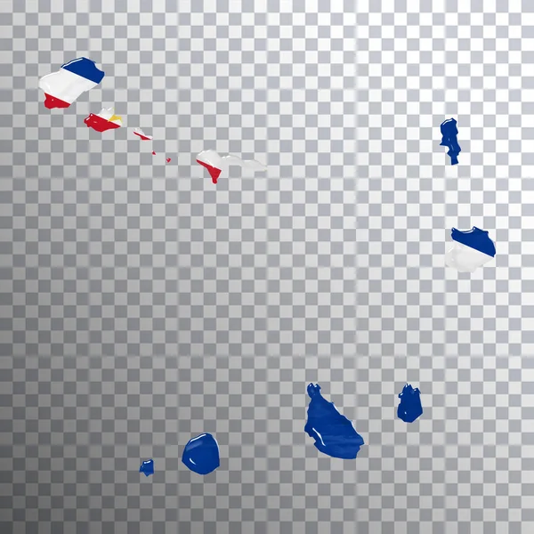 Kapverdská Vlajka Mapa Průhledné Pozadí Cesta Oříznutí — Stock fotografie