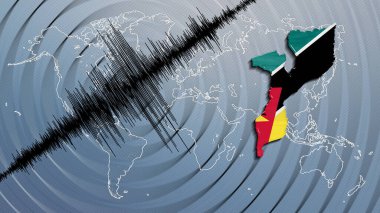 Sismik aktivite depremi Mozambik harita Richter ölçeği