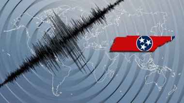 Sismik aktivite depremi Tennessee haritası Richter ölçeği