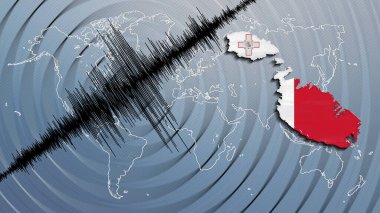 Sismik aktivite depremi Malta haritası Richter ölçeği