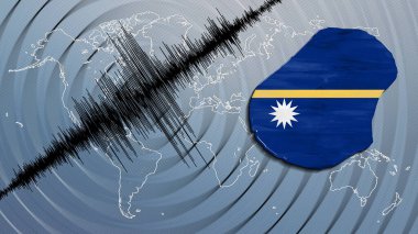 Sismik aktivite depremi Nauru haritası Richter ölçeği