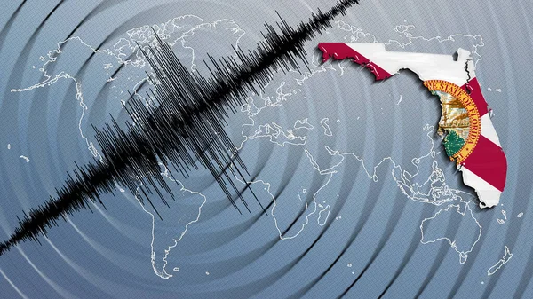 Seismic activity earthquake Florida map Richter scale