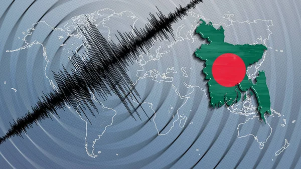 Seismic activity earthquake Bangladesh map Richter scale