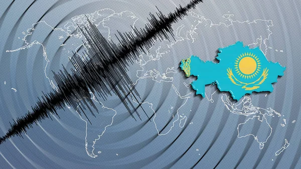 Seismic activity earthquake Kazakhstan map Richter scale