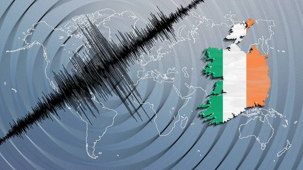 Seismic activity earthquake Ireland map Richter scale