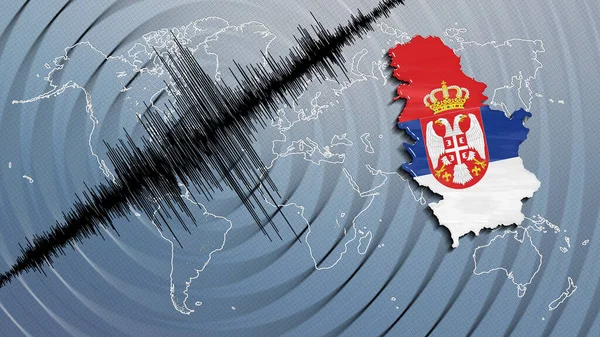 Seismic activity earthquake Serbia map Richter scale