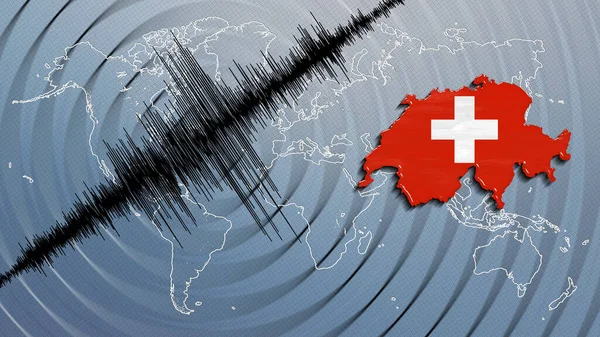 Seismic activity earthquake Switzerland map Richter scale