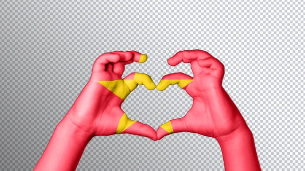 베트남 사랑의 상징을 있습니다 — 스톡 사진