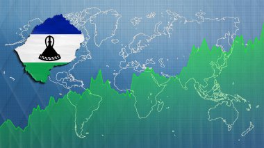 Lesotho haritası, finansal başarı, ekonomik büyüme