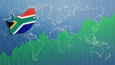 Güney Afrika haritası, finansal başarı, ekonomik büyüme