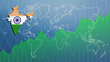 Hindistan haritası, finansal başarı, ekonomik büyüme