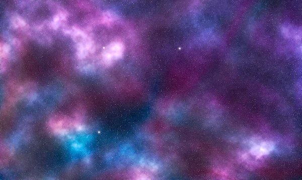 Coma Berenices Night Sky Cluster Stars Deep Space Berenice Hai — 스톡 사진