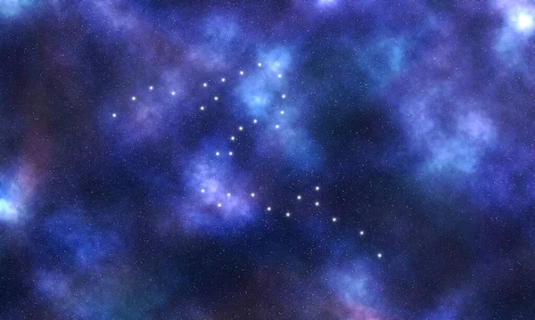 Созвездие Эридана Ночное Небо Скопление Звезд Глубокий Космос Созвездие Небесной — стоковое фото