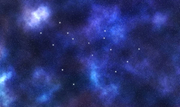 Созвездие Феникса Ночное Небо Скопление Звезд Глубокий Космос — стоковое фото