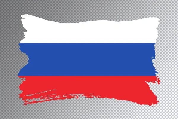 Σημαία Ρωσίας Πινέλο Εγκεφαλικό Επεισόδιο Εθνική Σημαία Διαφανές Φόντο — Φωτογραφία Αρχείου