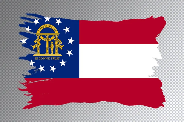 Georgië Staatsvlag Georgië Vlag Transparante Achtergrond — Stockfoto