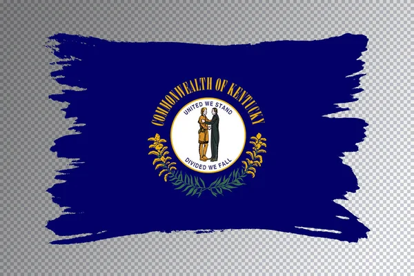 Kentucky State Flag Kentucky Flag Transparenter Hintergrund — Stockfoto