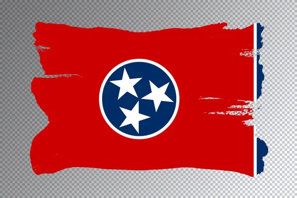 Tennessee Staatsvlag Tennessee Vlag Transparante Achtergrond — Stockfoto