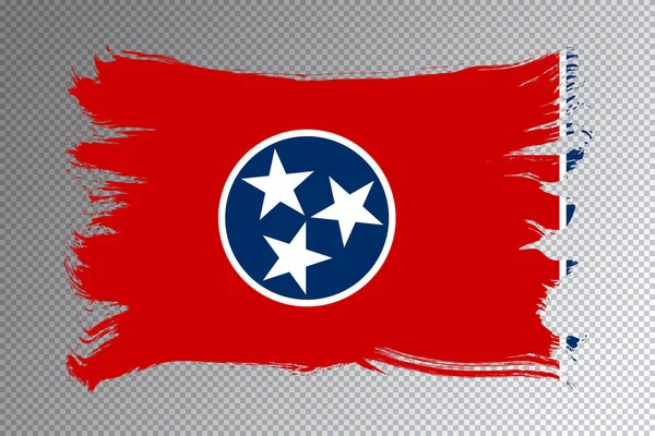 Tennessee Bandeira Estado Tennessee Bandeira Transparente Fundo — Fotografia de Stock