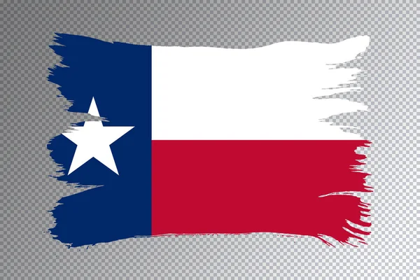 Bandiera Stato Del Texas Bandiera Del Texas Sfondo Trasparente — Foto Stock
