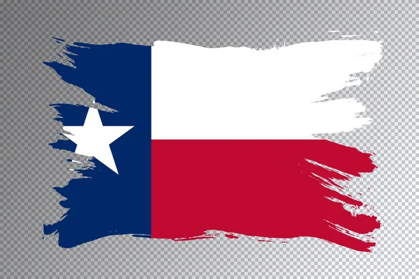 Bandiera Stato Del Texas Bandiera Del Texas Sfondo Trasparente — Foto Stock