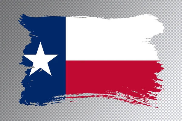 Bandiera Stato Del Texas Bandiera Del Texas Sfondo Trasparente — Foto Stock