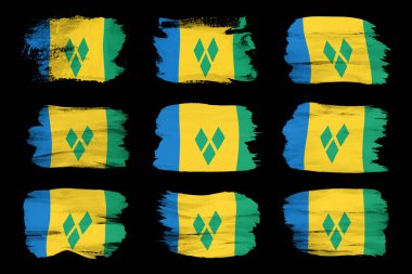 Saint Vincent ve Grenadines bayrak darbesi, siyah arka planda ulusal bayrak