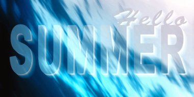 Merhaba Yaz, Mektup, Deniz Arkaplanı, Yaz Su Arkaplanı