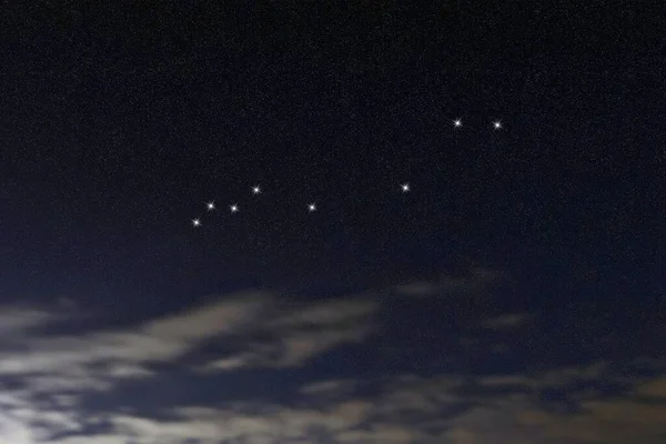 Constelación Estrellas Lynx Cielo Nocturno Racimo Estrellas Espacio Profundo Constelación — Foto de Stock