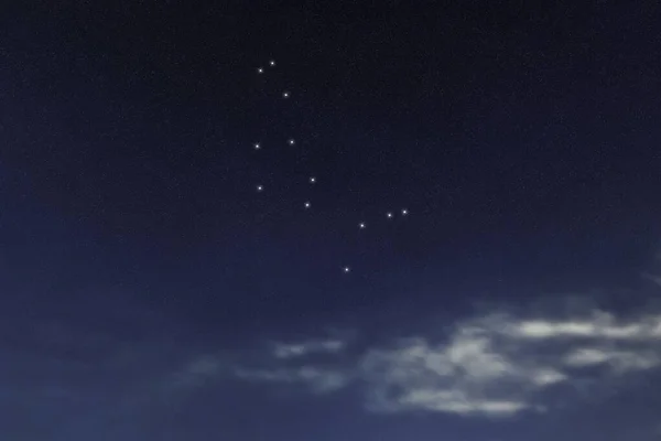 Созвездие Бутса Ночное Небо Скопление Звезд Глубокий Космос Созвездие Пастуха — стоковое фото