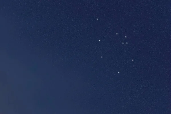 Auriga Αστερισμός Αστεριών Νυχτερινός Ουρανός Συστάδα Αστεριών Βαθύ Διάστημα Αστερισμός — Φωτογραφία Αρχείου