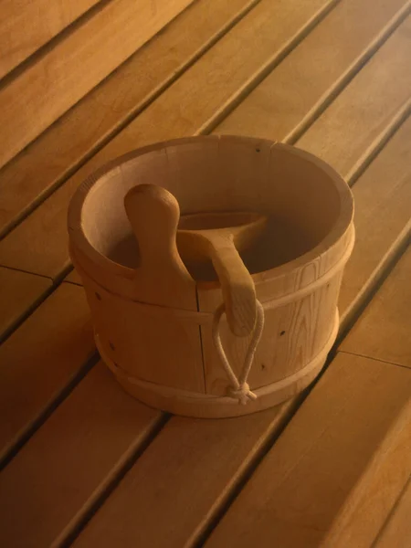 Wooden sauna interior wood fired sauna with bucket