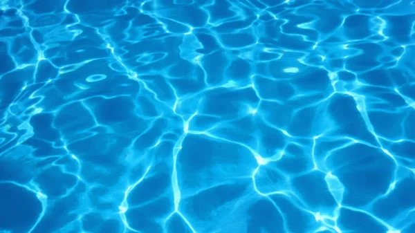 Hotel Schwimmbad Wasser Sonne Reflexion Hintergrund Ripple Water — Stockfoto