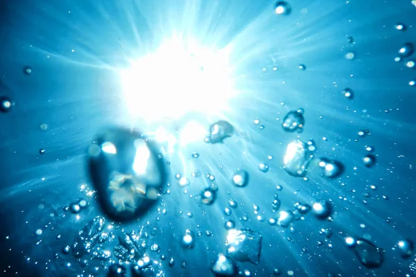 Air bubbles, underwater bubbles, air underwater background