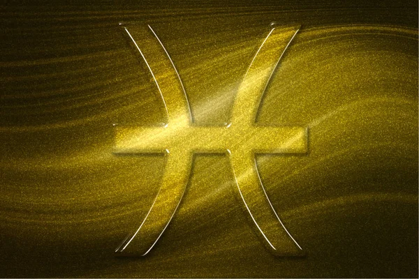 黄道印 金の背景 ホロスコープ占星術の背景 陰茎のホロスコープのシンボル 金のホロスコープ — ストック写真